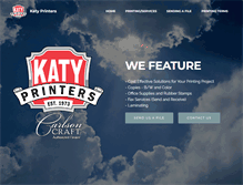 Tablet Screenshot of katyprinters.com